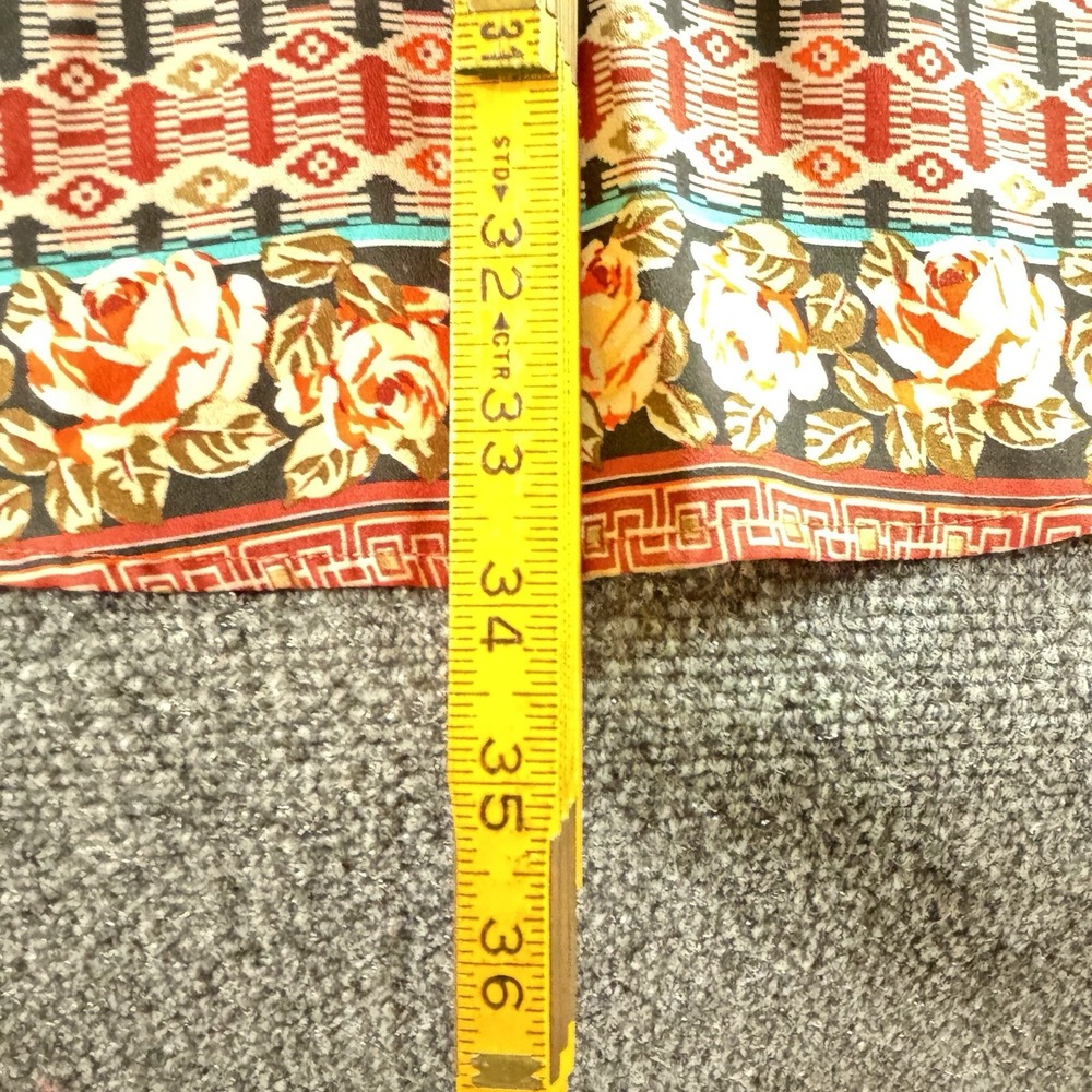 Happening in the Present Sheer Wrap Floral Print Y2K Womens M - Picture 6 of 7